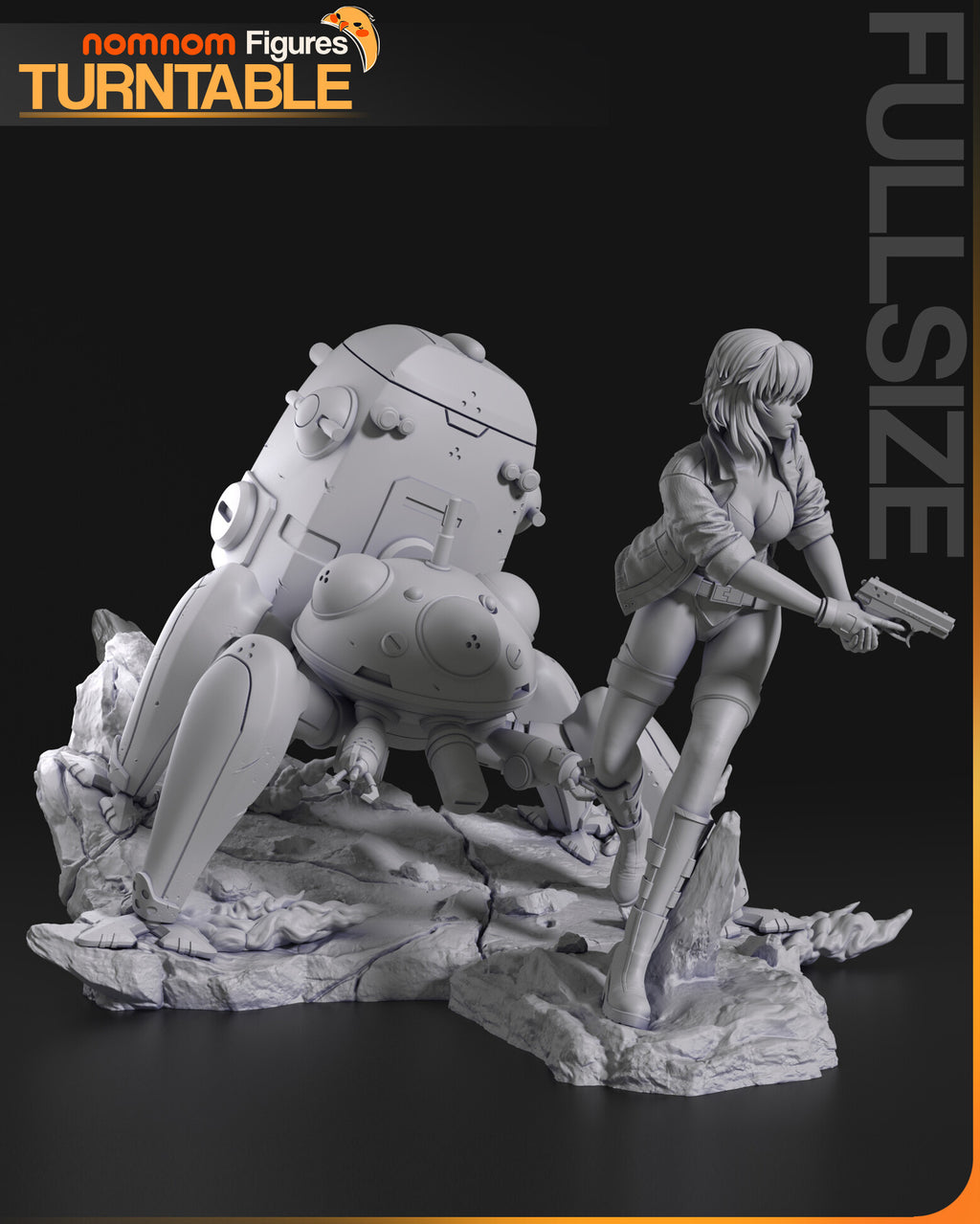 Motoko Kusanagi — studio render 5
