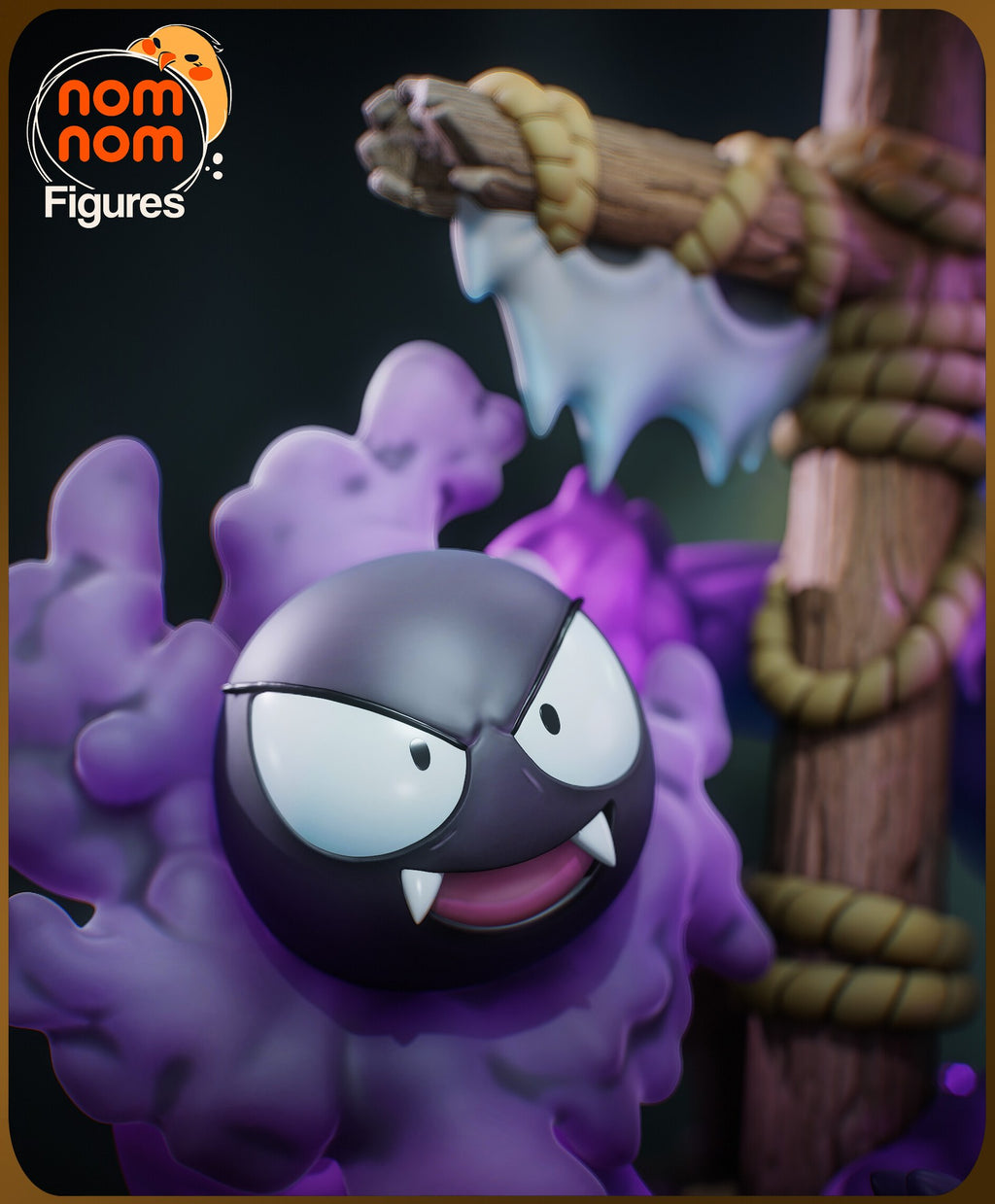 Ghost Pokemon Diorama — studio render 6