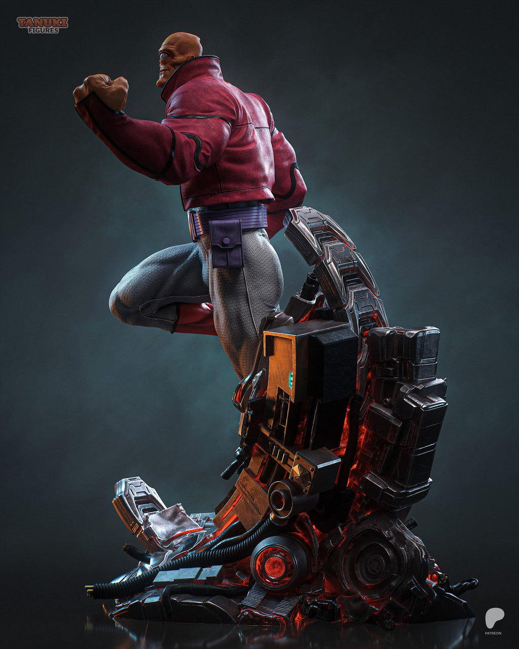 Allen the Alien (Invincible) resin figure by Tanuki Figures — studio render 6
