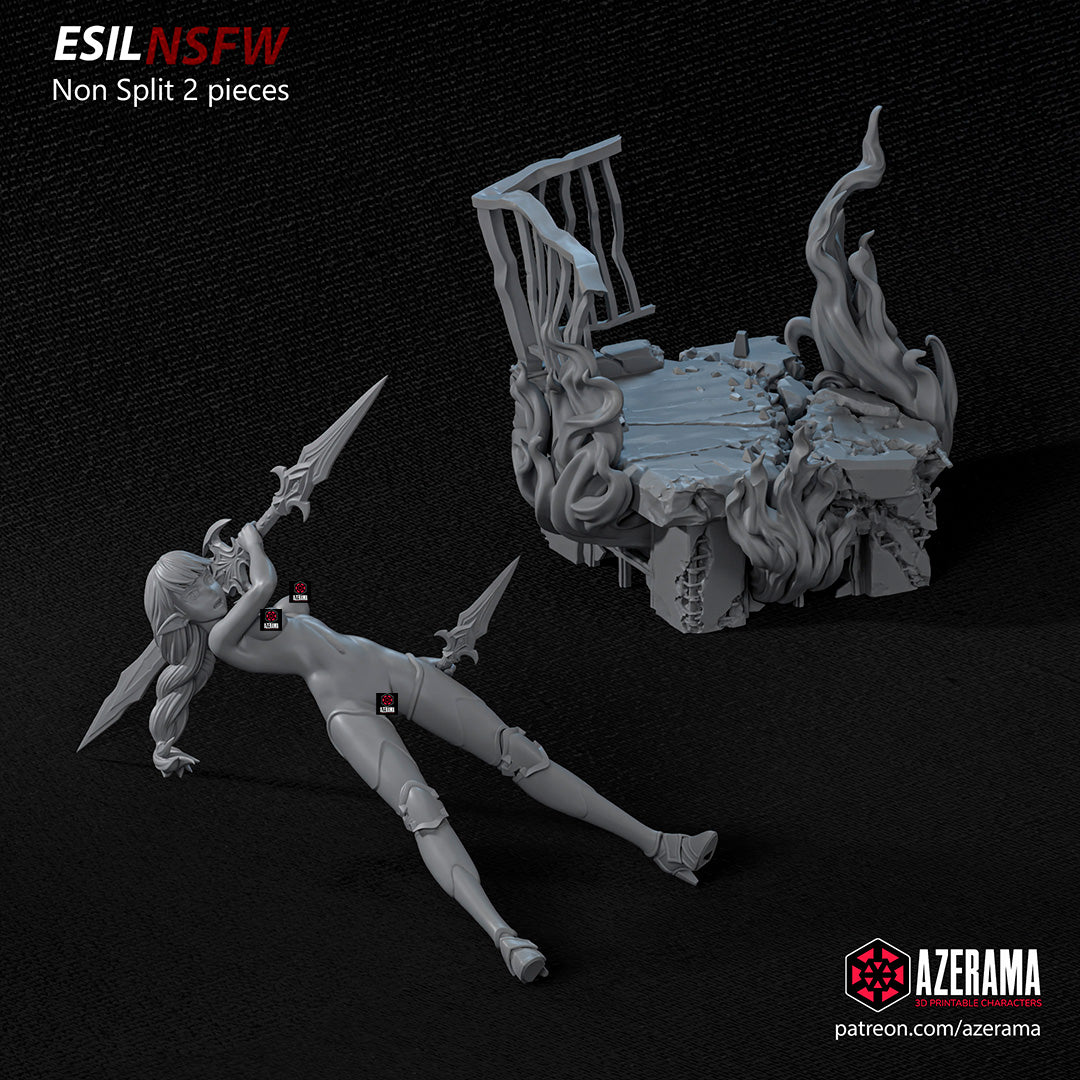 Esil Radiru (Solo Leveling) resin figure by Azerama — studio render 5
