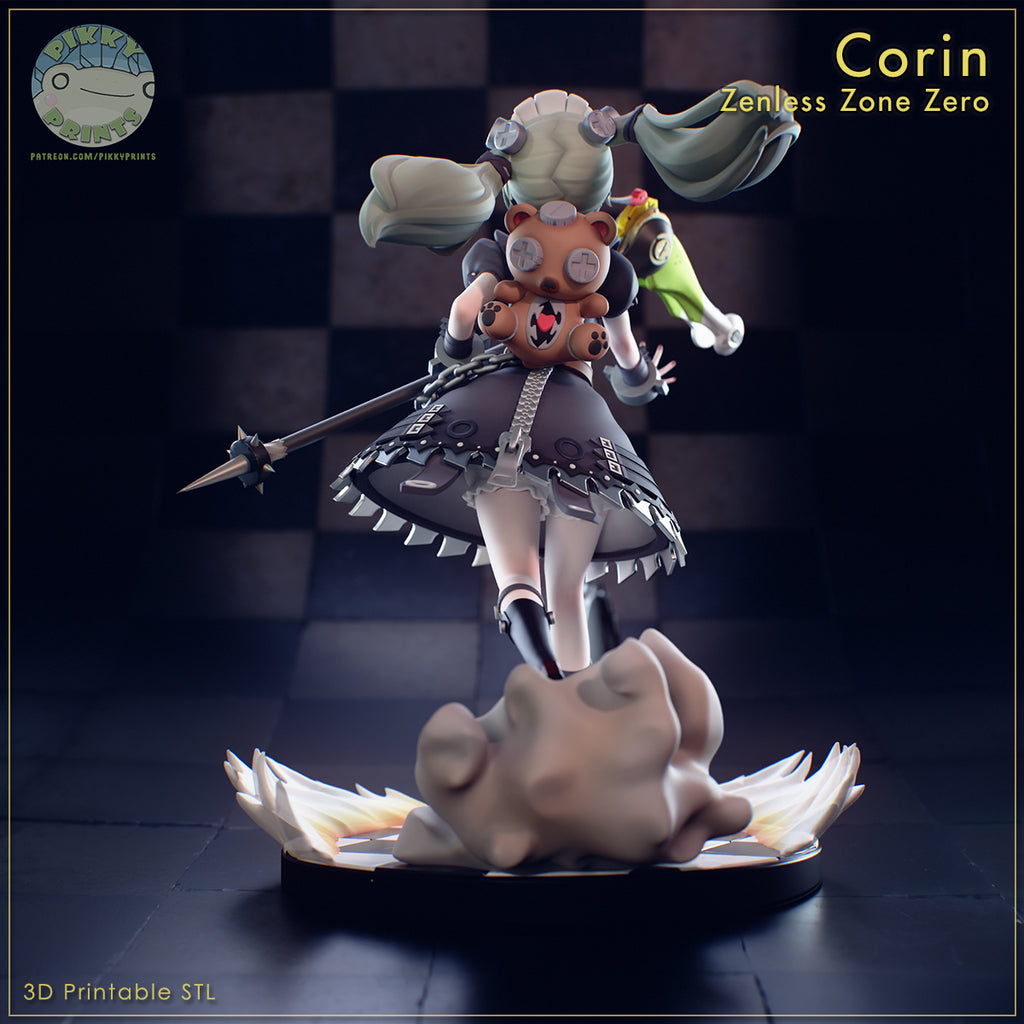 Corin Wickes (Zenless Zone Zero) resin figure by PikkyPrints — studio render 3