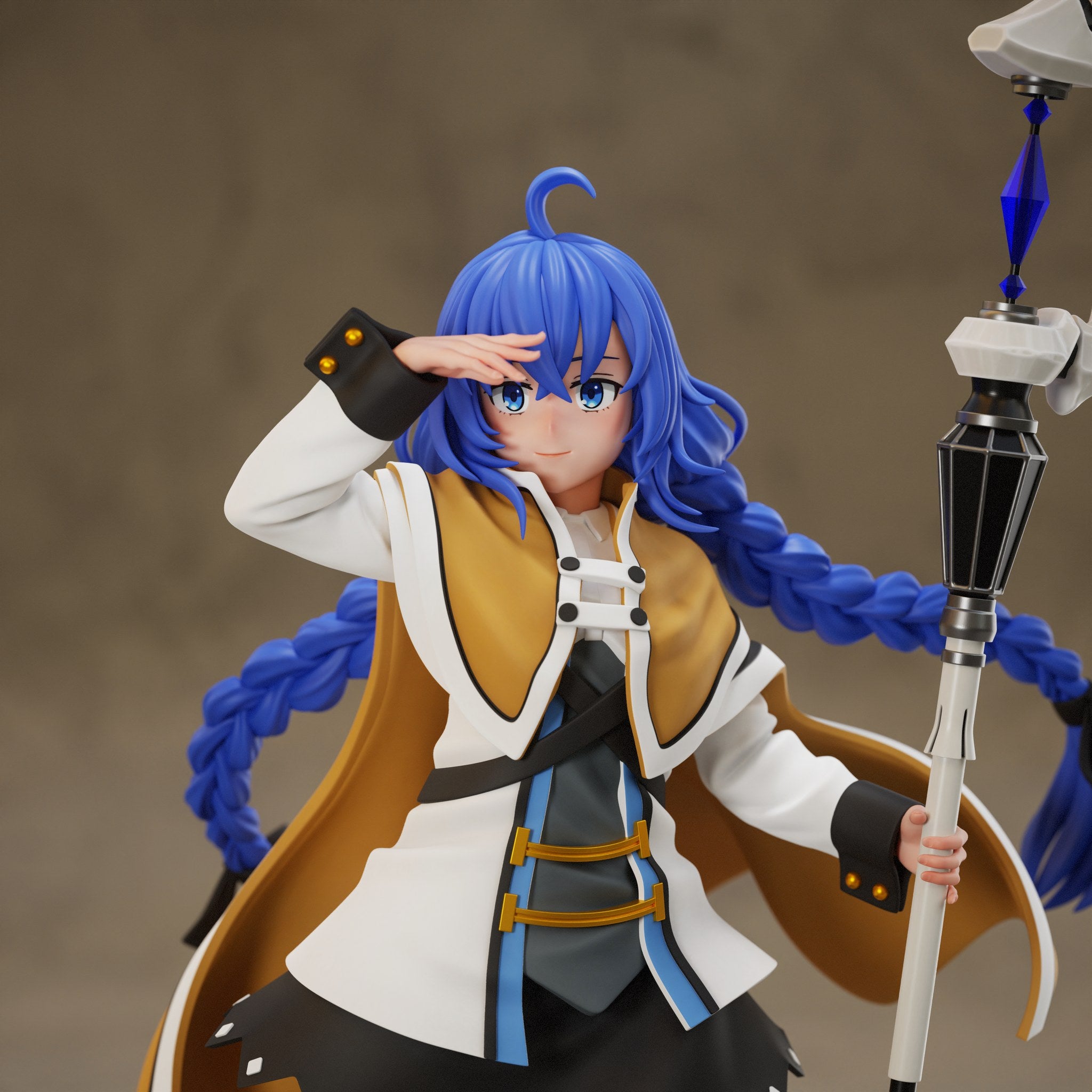 Roxy Migurdia (Mushoku Tensei) resin figure by Tenshi Figures — studio render 2