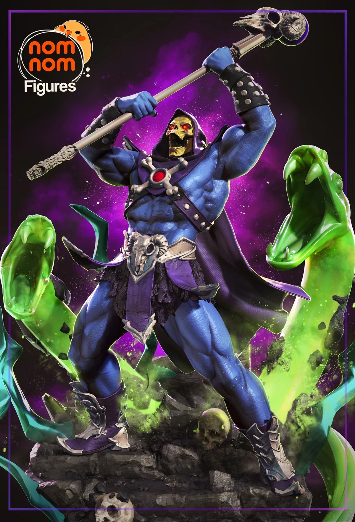 Skeletor — studio render 1