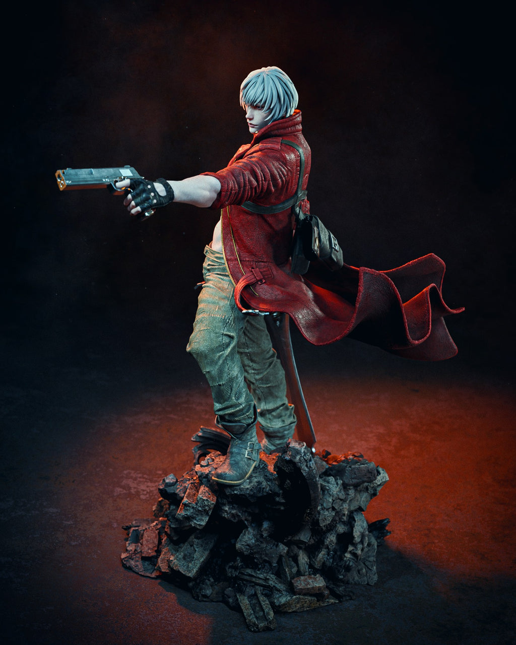 Dante Devil May Cry resin figure by CA 3D Studios — studio preview 2