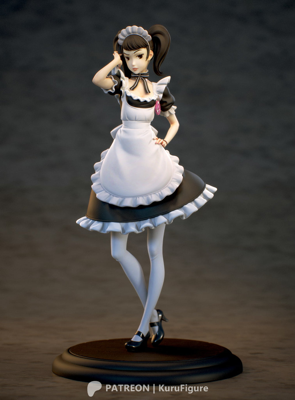 Sadayo Kawakami (Persona 5) resin figure by Kuru Figures — studio render 4