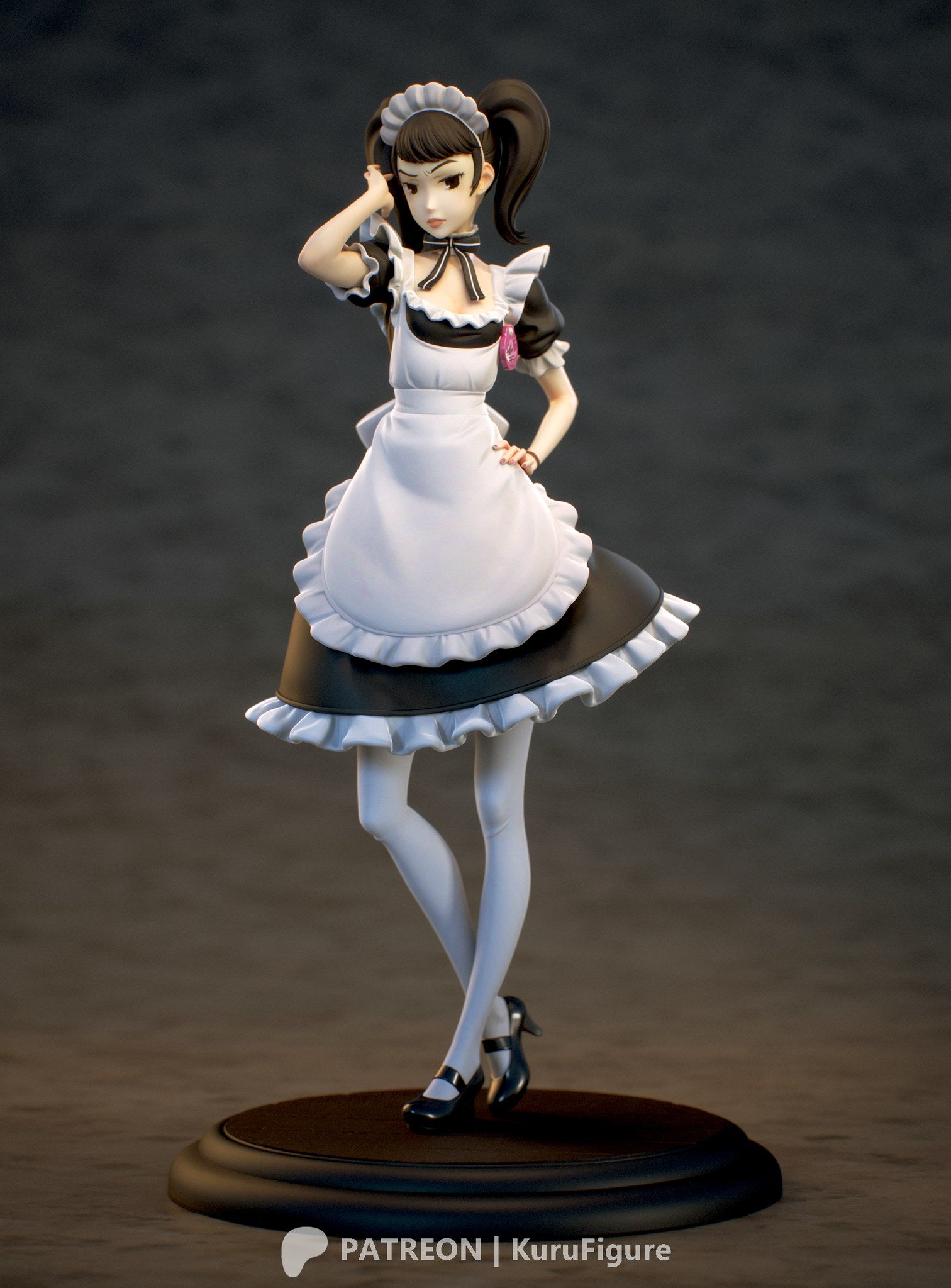 Sadayo Kawakami (Persona 5) resin figure by Kuru Figures — studio render 4