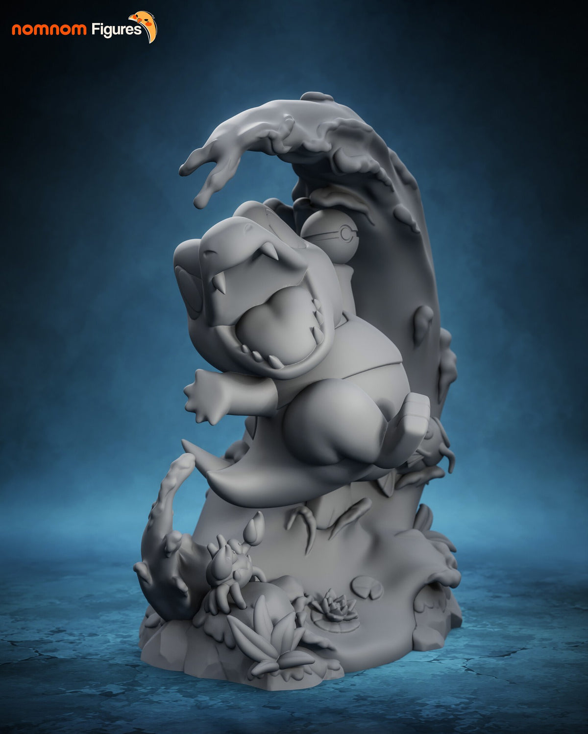 Totodile — studio render 8