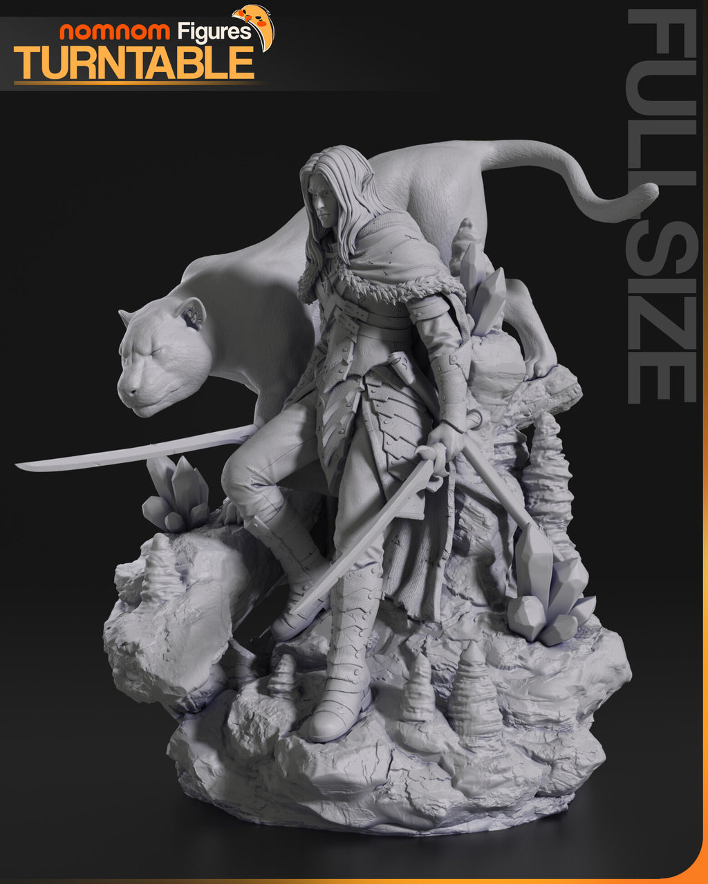 Drizzt Do'Urden — studio render 5