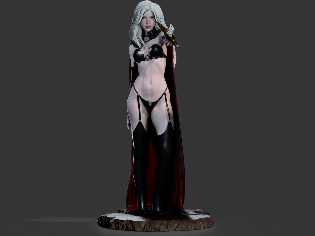 Death Princess _Original Characters resin figure by CA 3D Studios — studio preview 2