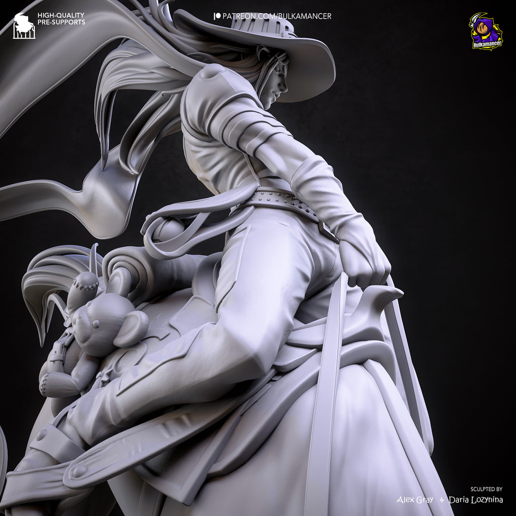 Gyro Zeppeli (Jojo's Bizarre Adventure) resin figure by Bulkamancer — studio render 22