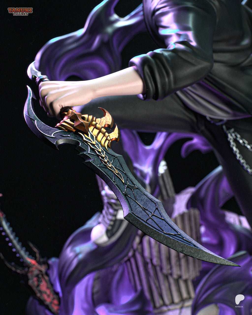 Sung Jin-Woo (Solo Leveling) resin figure by Tanuki Figures — studio render 7