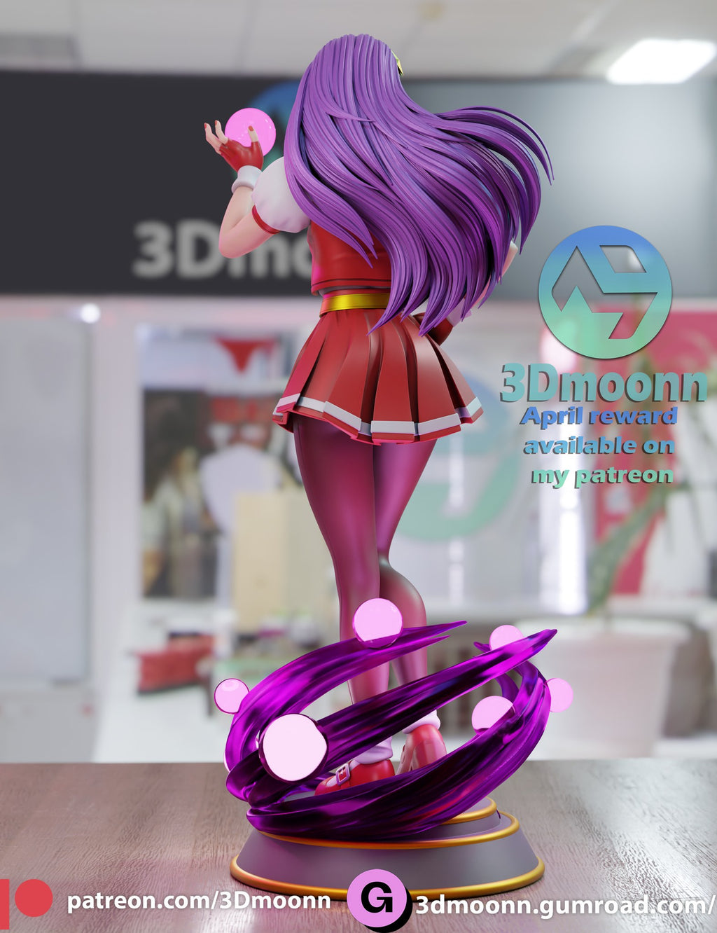 Athena Asamiya — studio render 7
