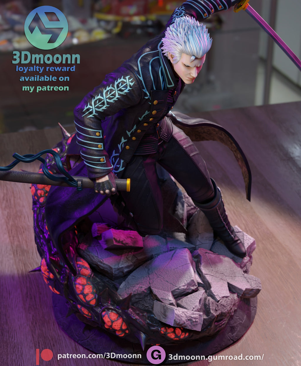 vergil devil may cry 3dmoonn 5
