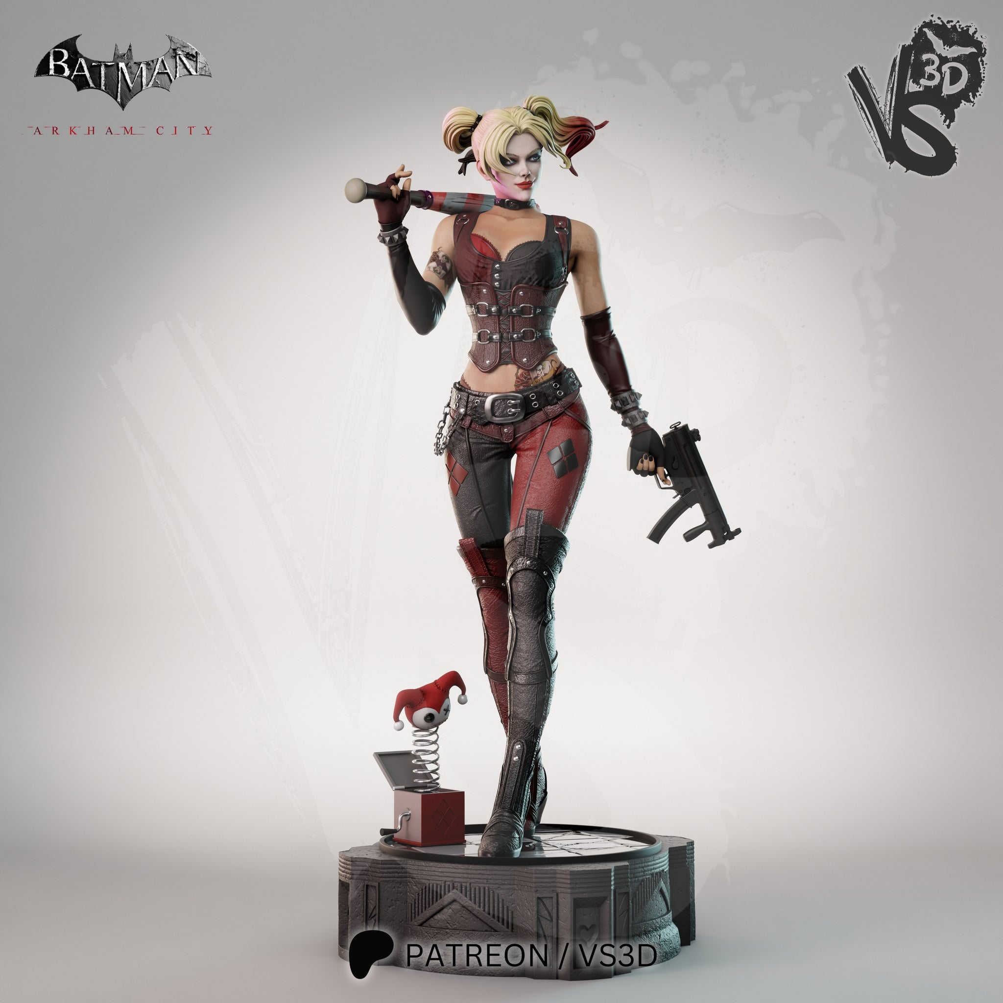 harley quinn dc vs3d arkham