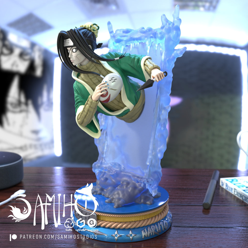 Haku Naruto resin figure by Samiho Studios — studio preview