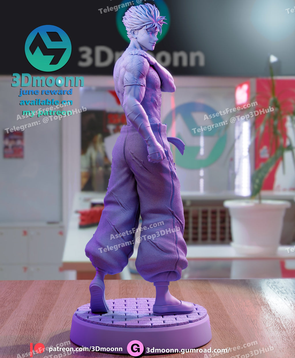 gojo jujutsu kaisen 3dmoonn