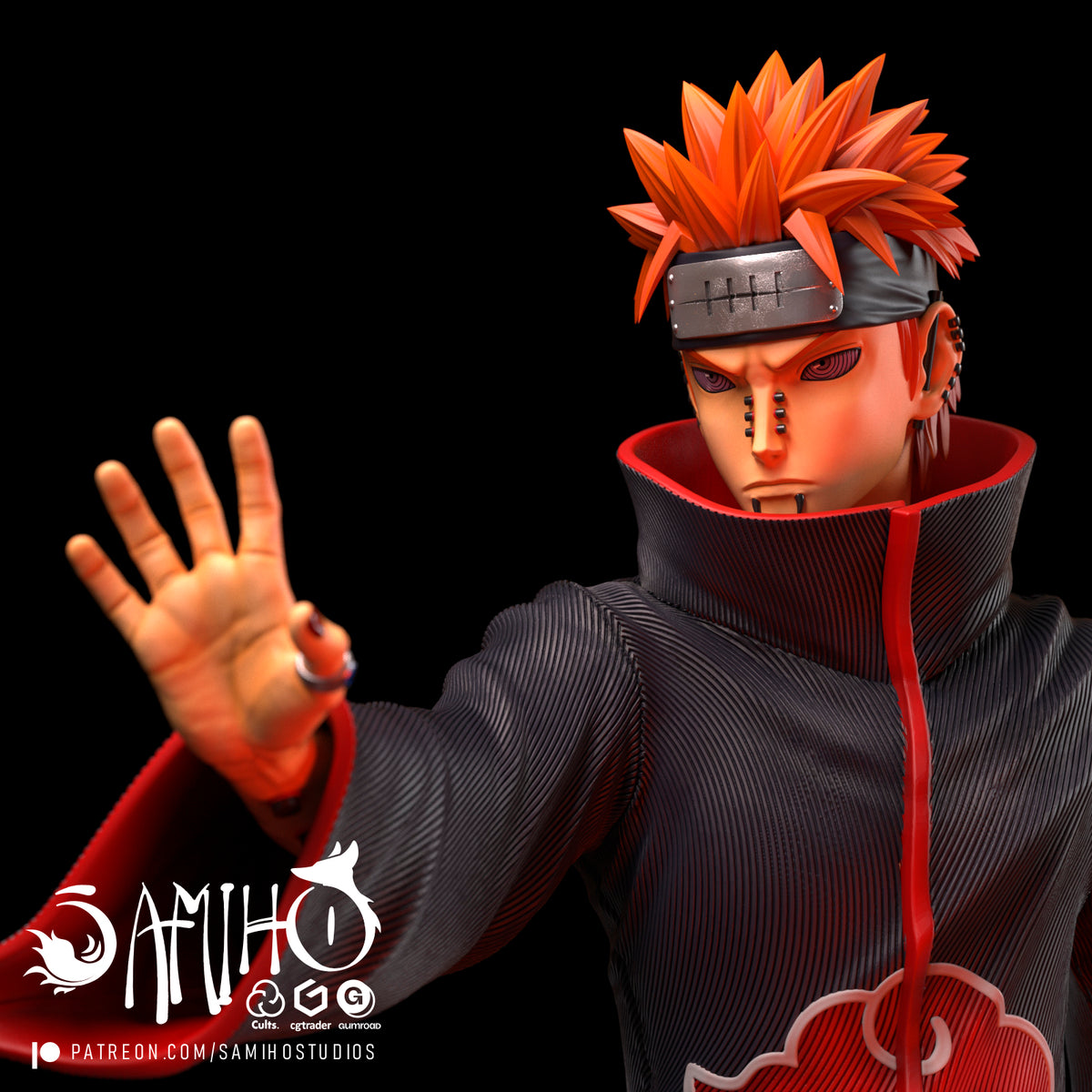 pain naruto samiho studios