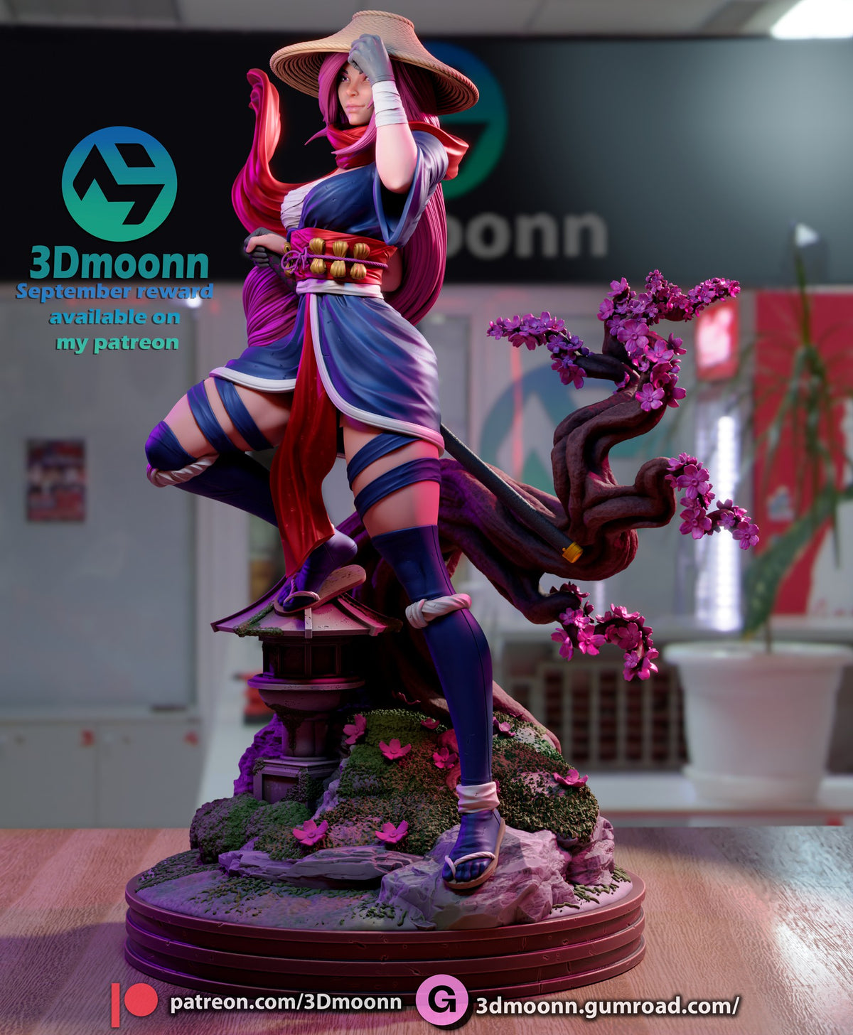 psylocke marvel 3dmoonn