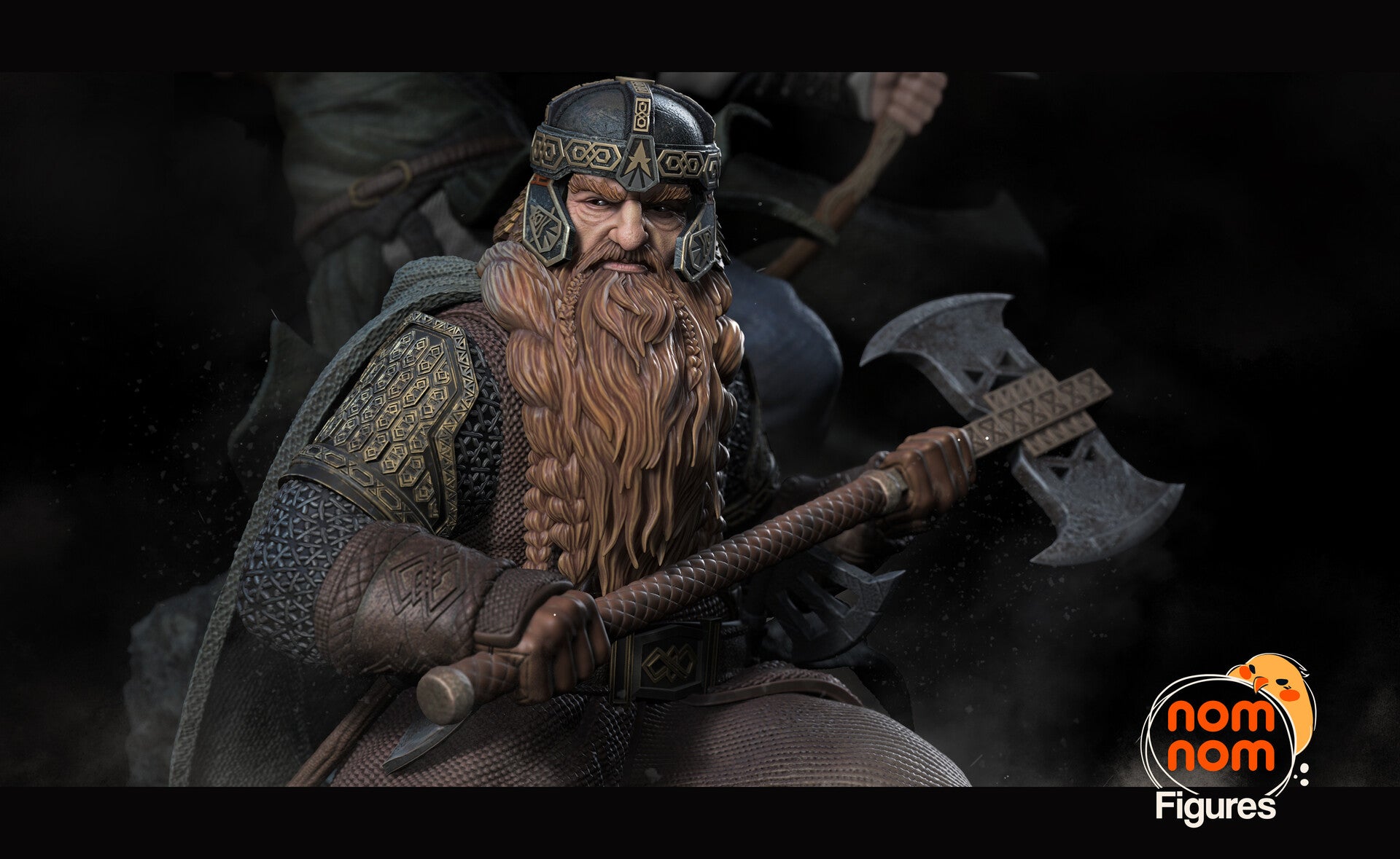 Gimli and Legolas — studio render 3