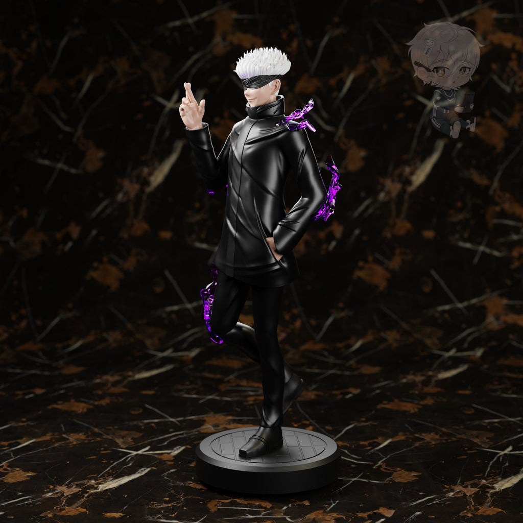 Satoru Gojo (Jujutsu Kaisen) resin figure by RemyJF — studio render 1