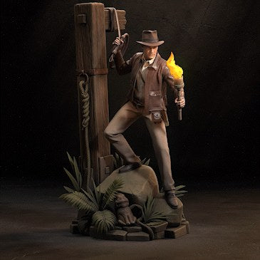 Indiana Jones (Indiana Jones) resin figure by h3LLcreator — studio render 2