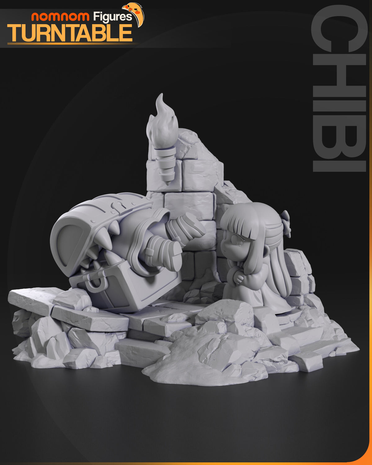 Frieren and Mimic — studio render 3