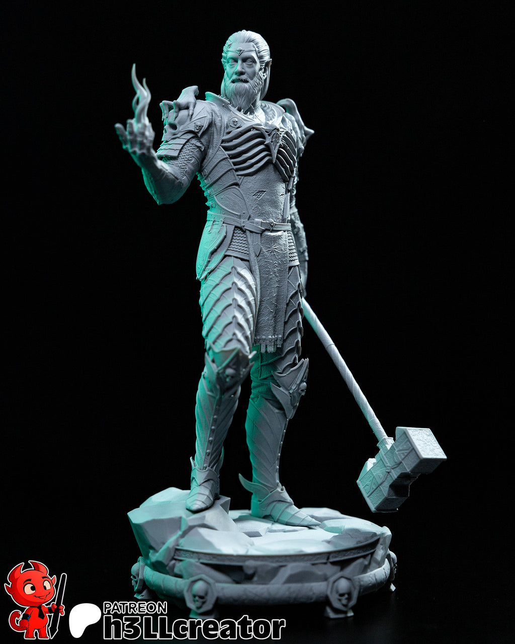 Ketheric Thorm (Baldur's Gate) resin figure by h3LLcreator — studio render 3