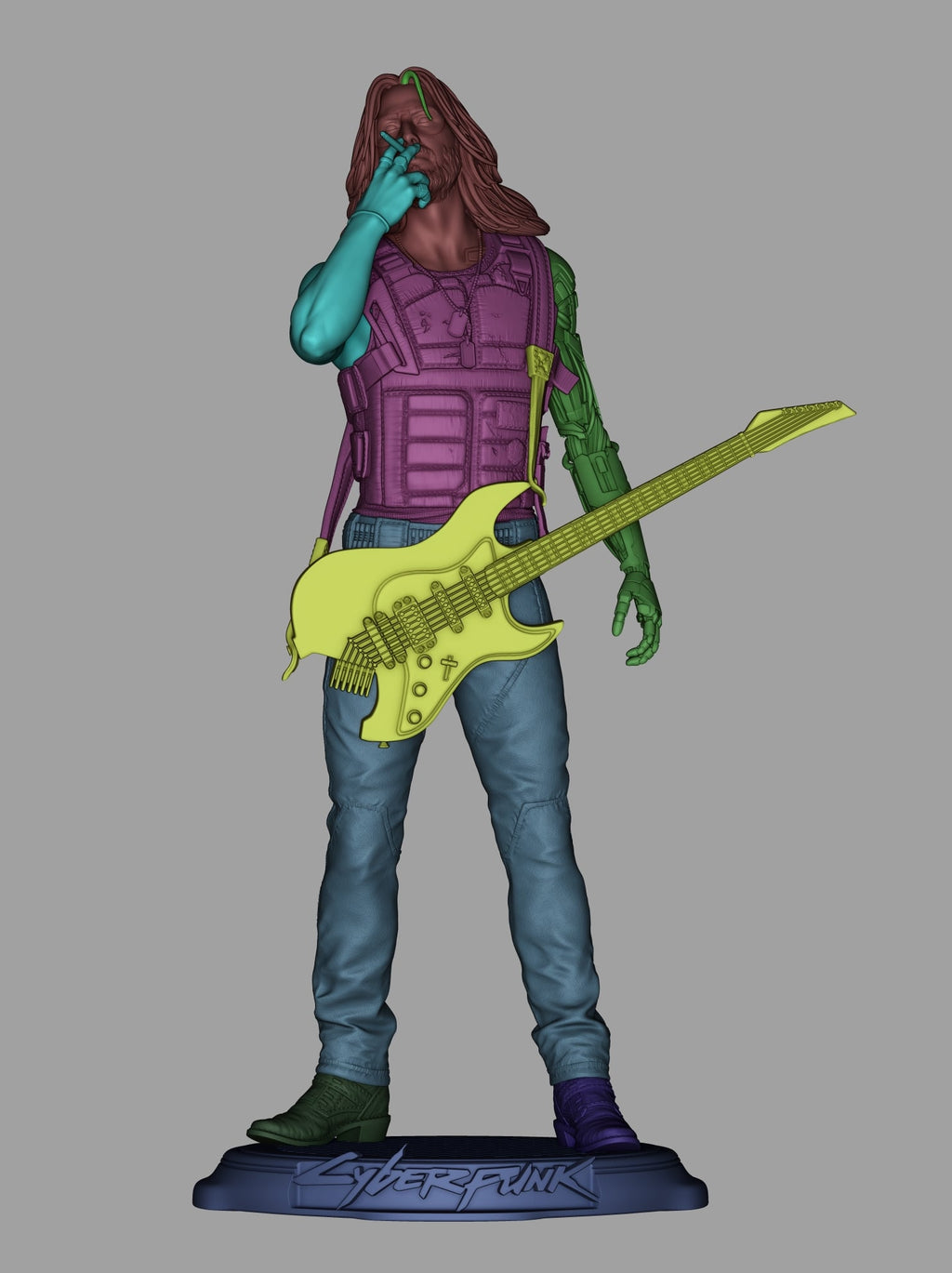 Johnny Silverhand — studio render 8