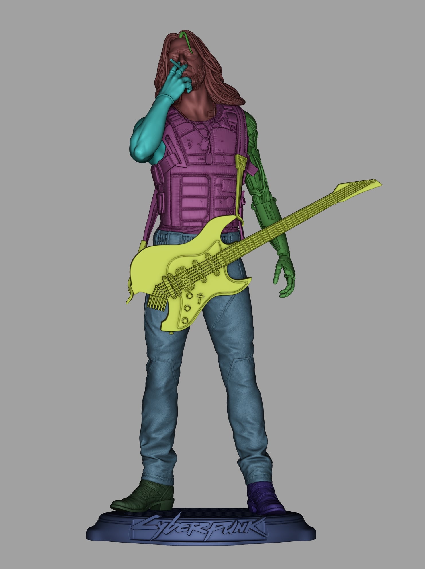 Johnny Silverhand — studio render 8
