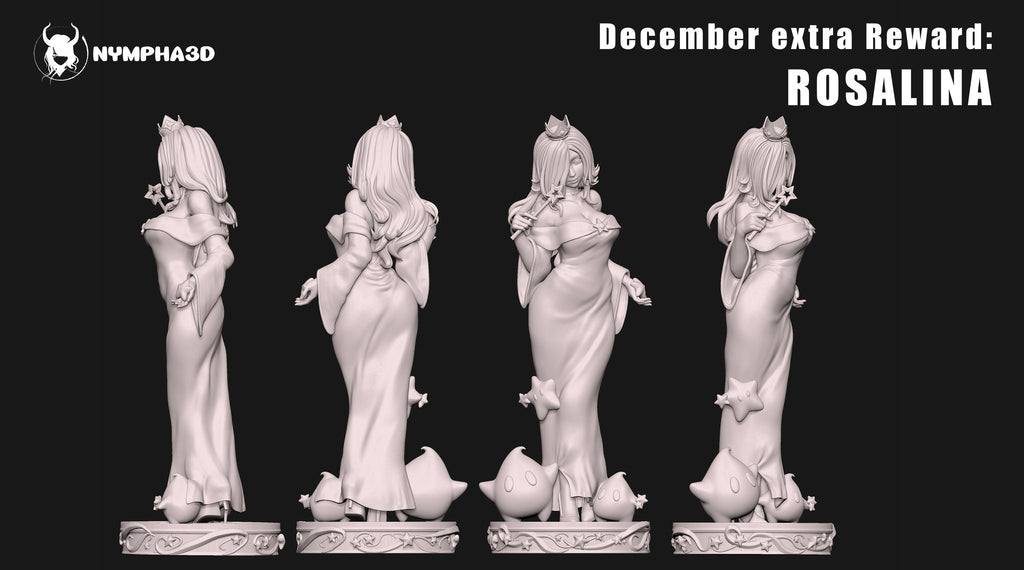 Rosalina (Super Mario) resin figure by Nympha — studio render 5