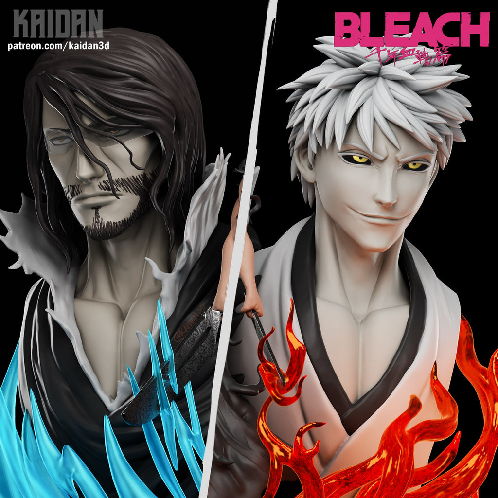 Ichigo Kurosaki (Bleach) resin figure by Kaidan 3D — studio render 3