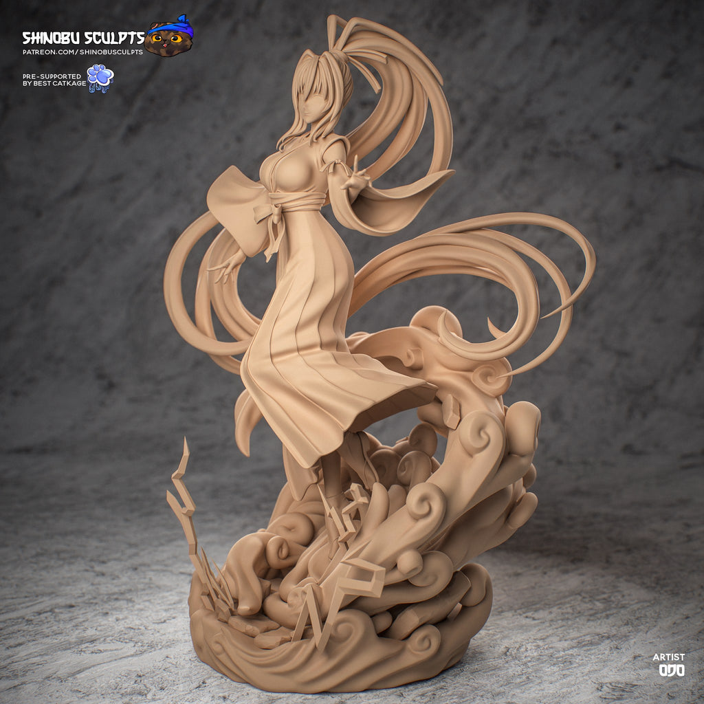 Akeno Himejima (High School DxD) resin figure by Shinobu Sculpts — studio render 6