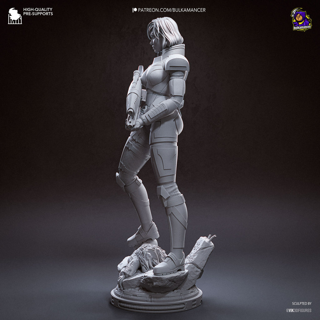 Jane Shepard (Mass Effect) resin figure by Bulkamancer — studio render 17
