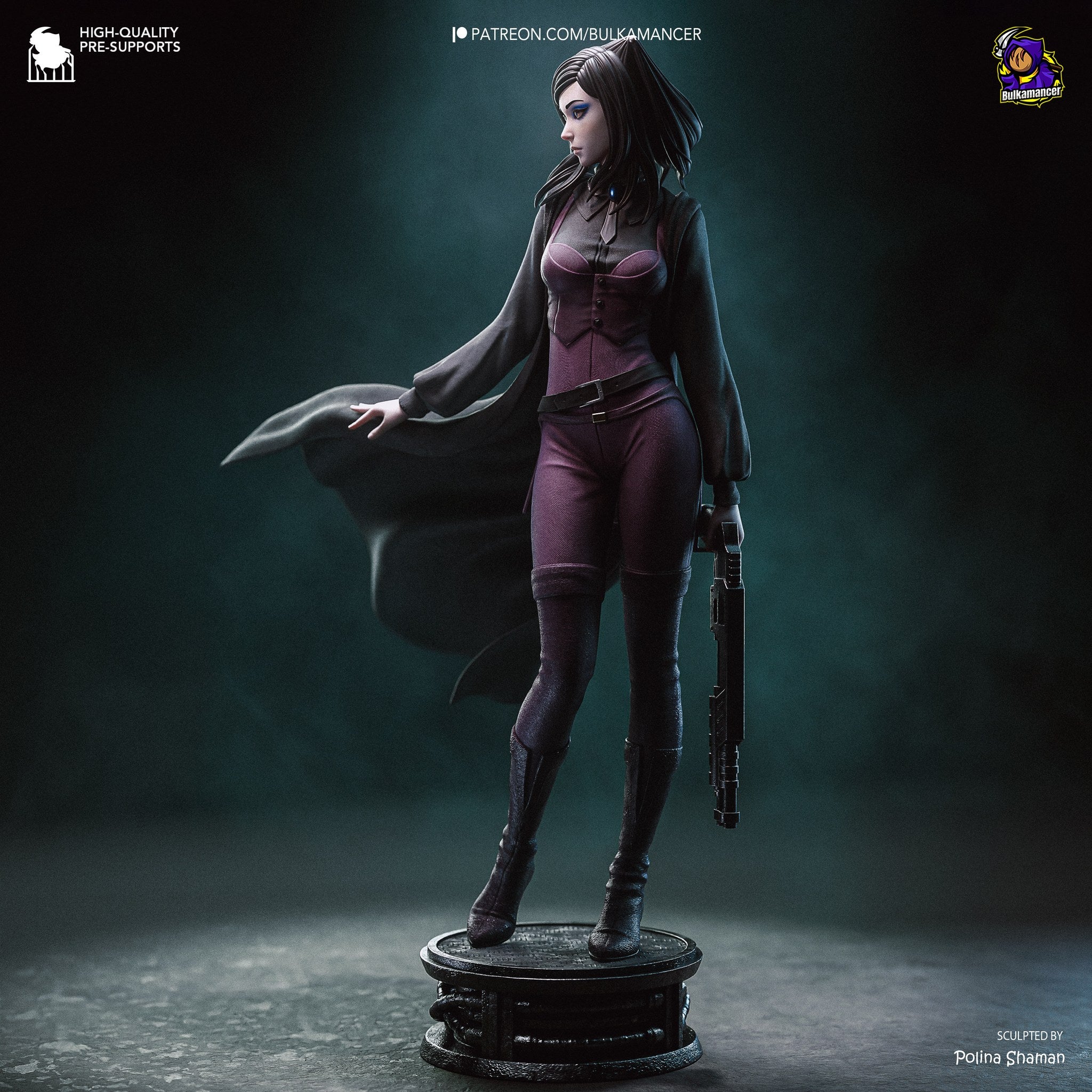 Re-L Mayer (Ergo Proxy) resin figure by Bulkamancer — studio render 4