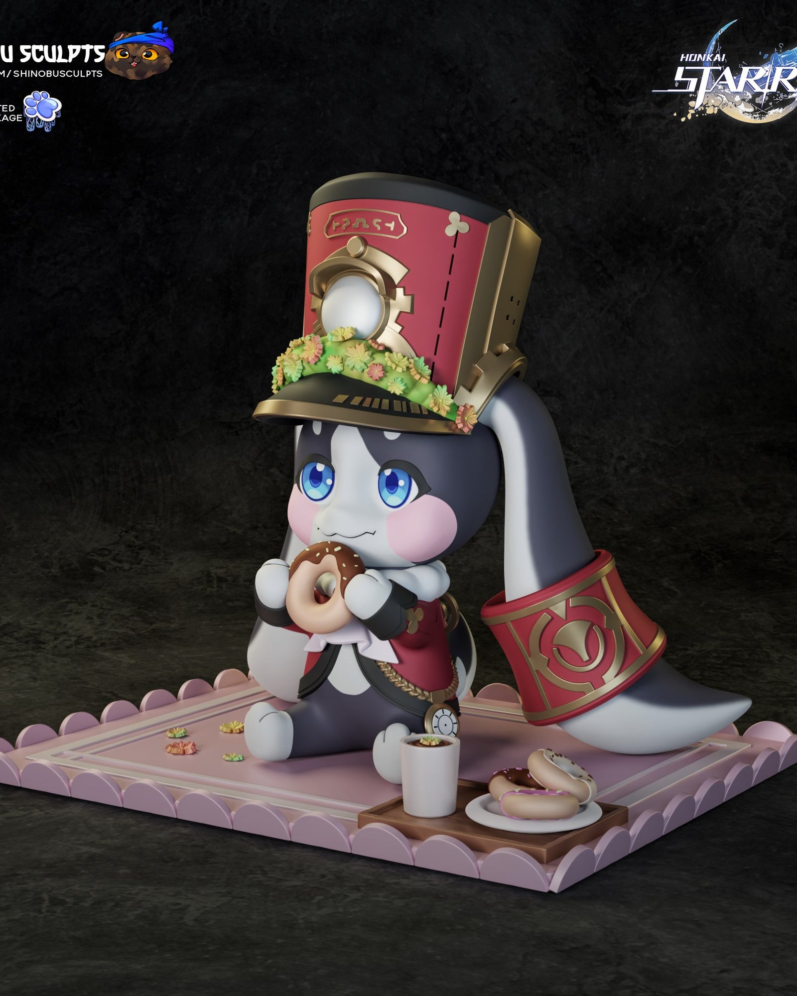 Pom-Pom (Honkai Star Rail) resin figure by Shinobu Sculpts — studio render 2