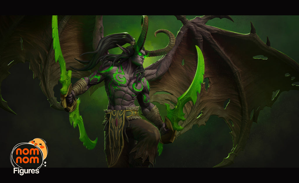 Illidan Stormrage — studio render 2