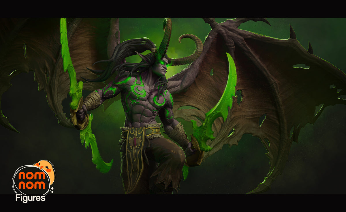 Illidan Stormrage — studio render 2