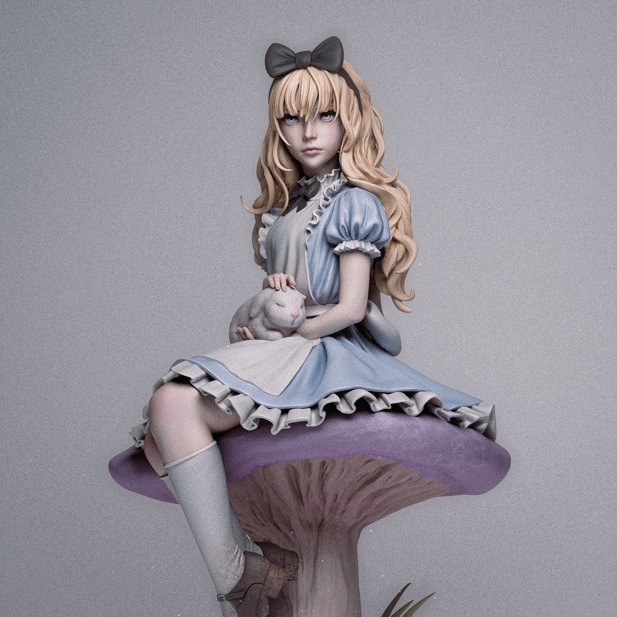 Alice's Adventures in Wonderland resin figure by CA 3D Studios — studio preview 2