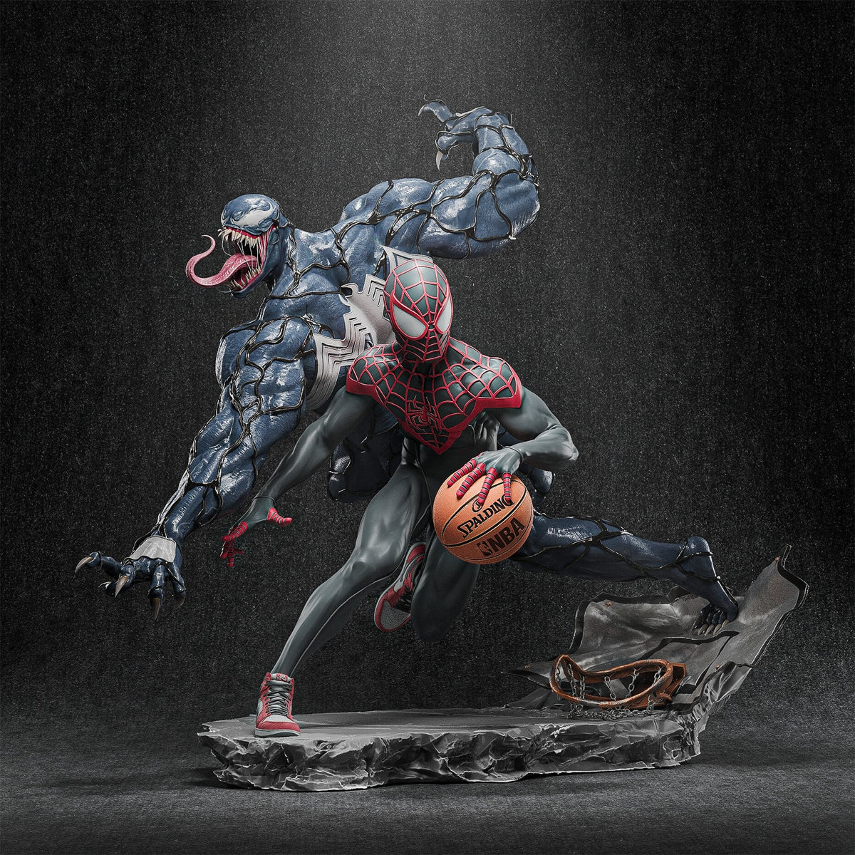 Miles Morales and Venom — studio render 5