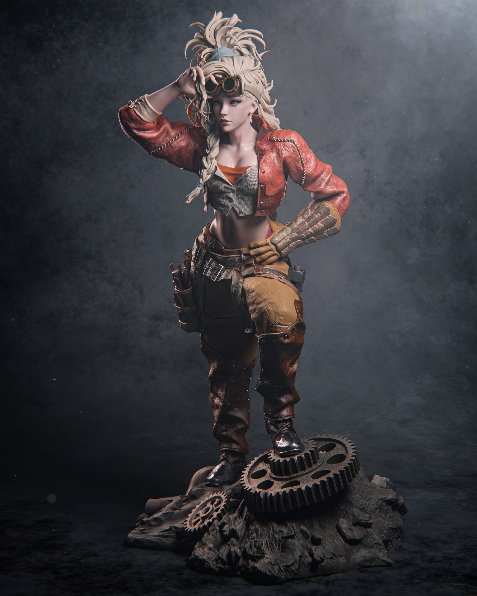 Gemma Monster Hunter resin figure by CA 3D Studios — studio preview 2