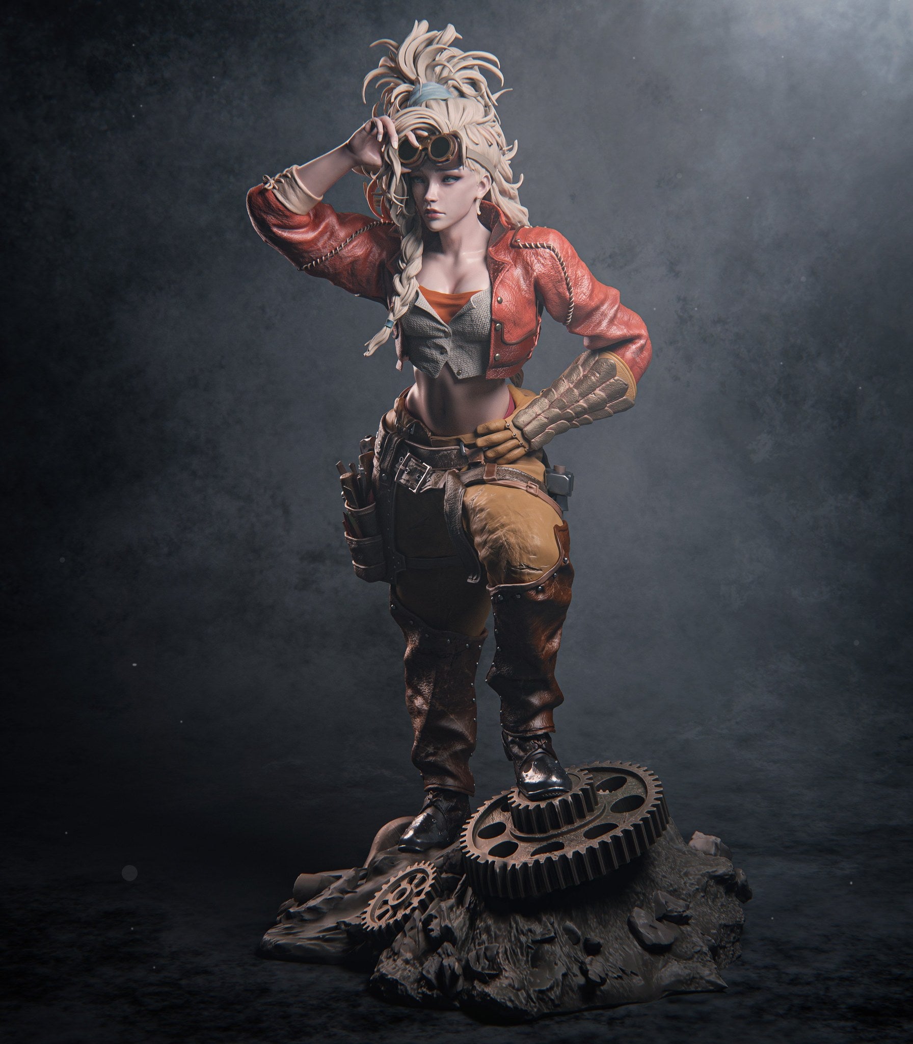 Gemma Monster Hunter resin figure by CA 3D Studios — studio preview 2