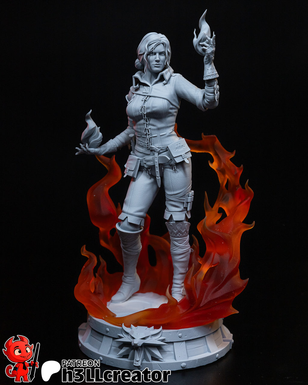 Triss Merigold (The Witcher) resin figure by h3LLcreator — studio render 4