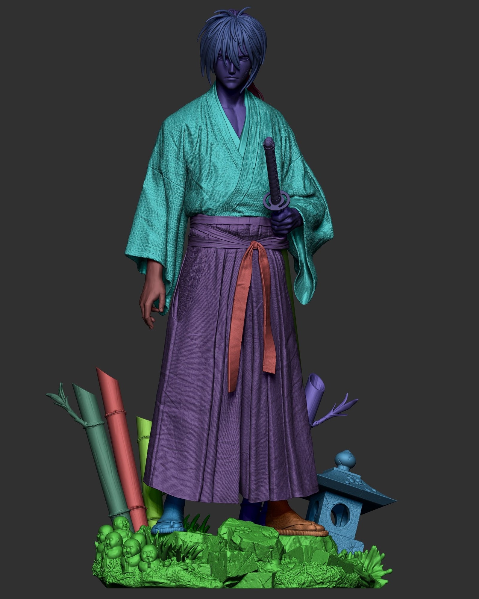 Kenshin Himura — studio render 5