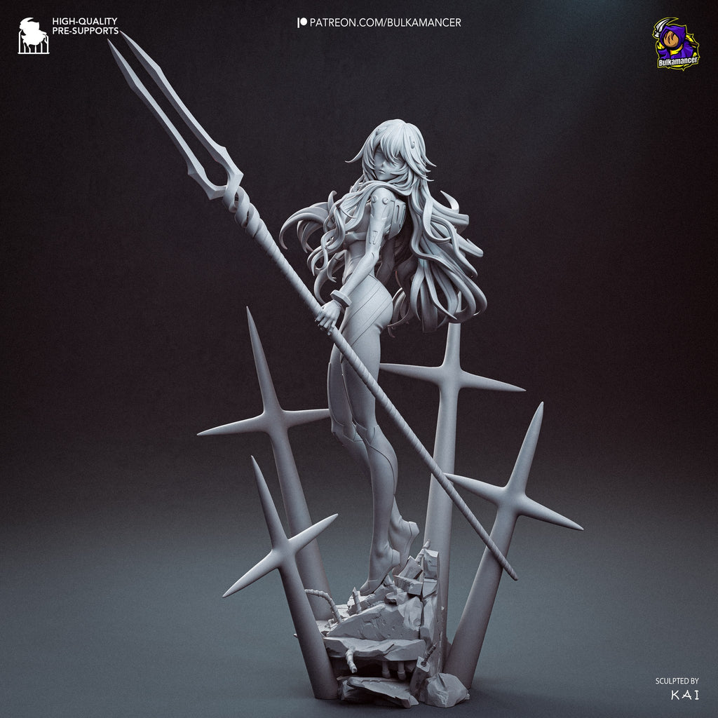 Rei Ayanami (Evangelion) resin figure by Bulkamancer — studio render 13