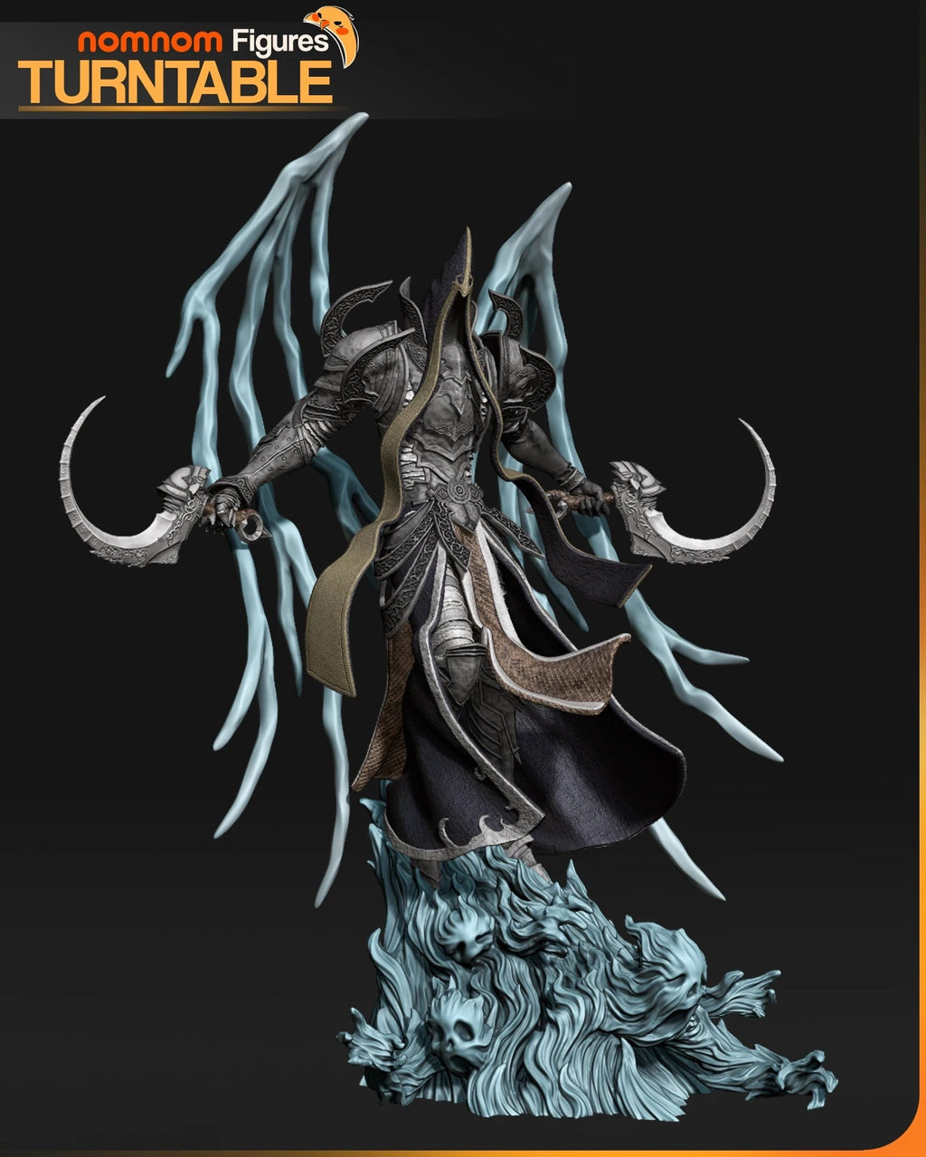 Malthael Diablo resin figure by NomNom Figures — studio preview 4
