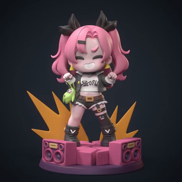 Nicole Demara (Zenless Zone Zero) resin figure by CW Studio — studio render 1