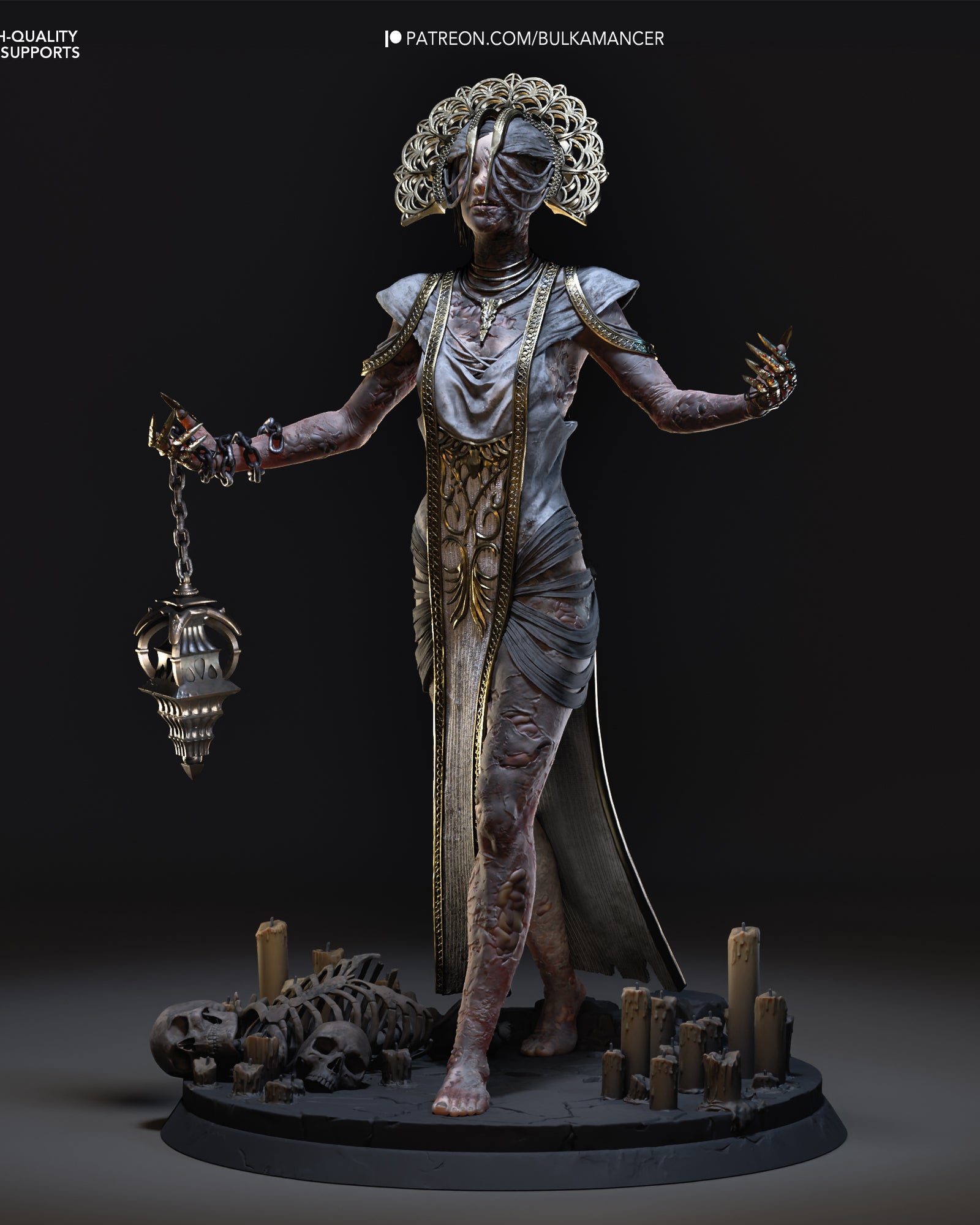 The Plague (Dead by Daylight) resin figure by Bulkamancer — studio render 2