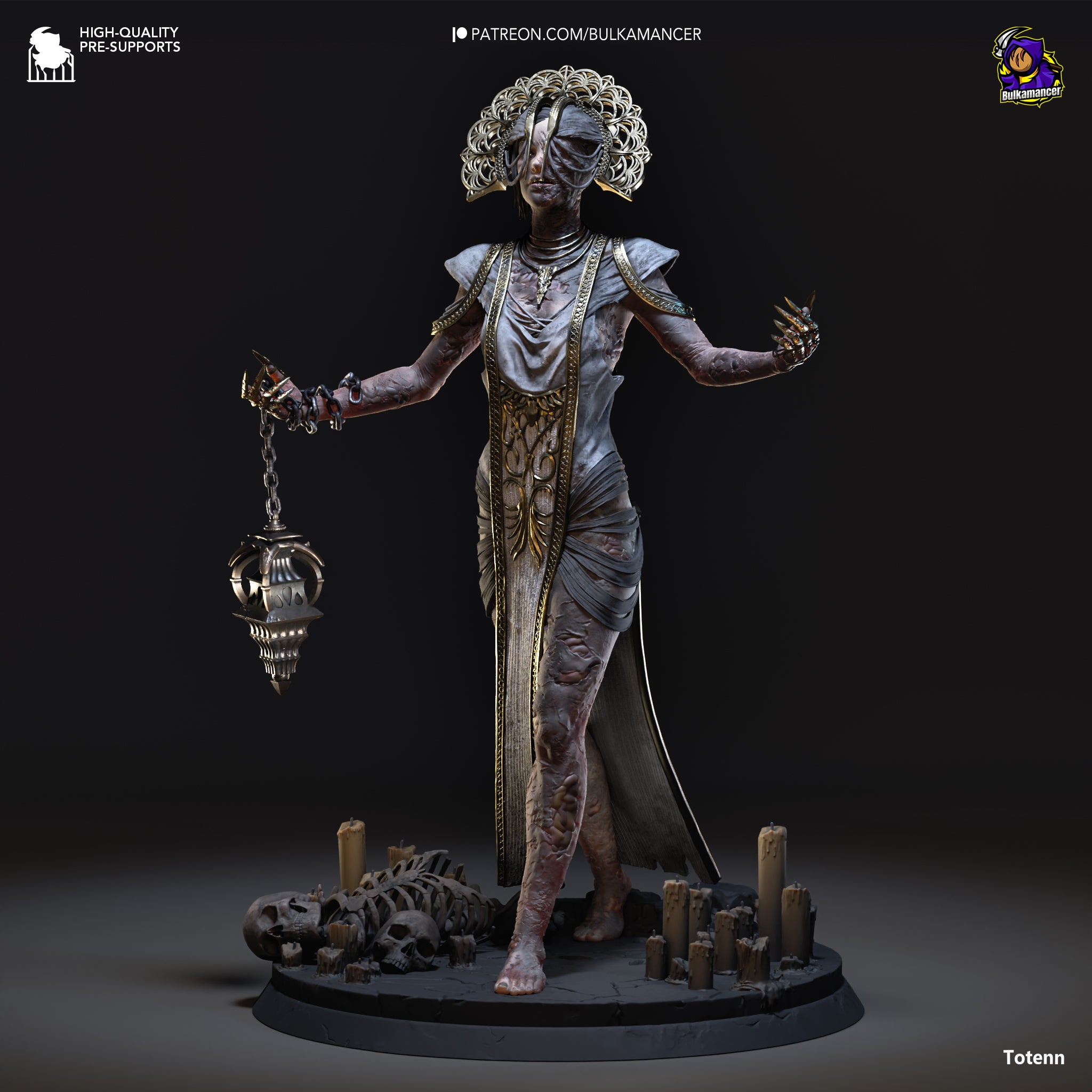The Plague (Dead by Daylight) resin figure by Bulkamancer — studio render 2