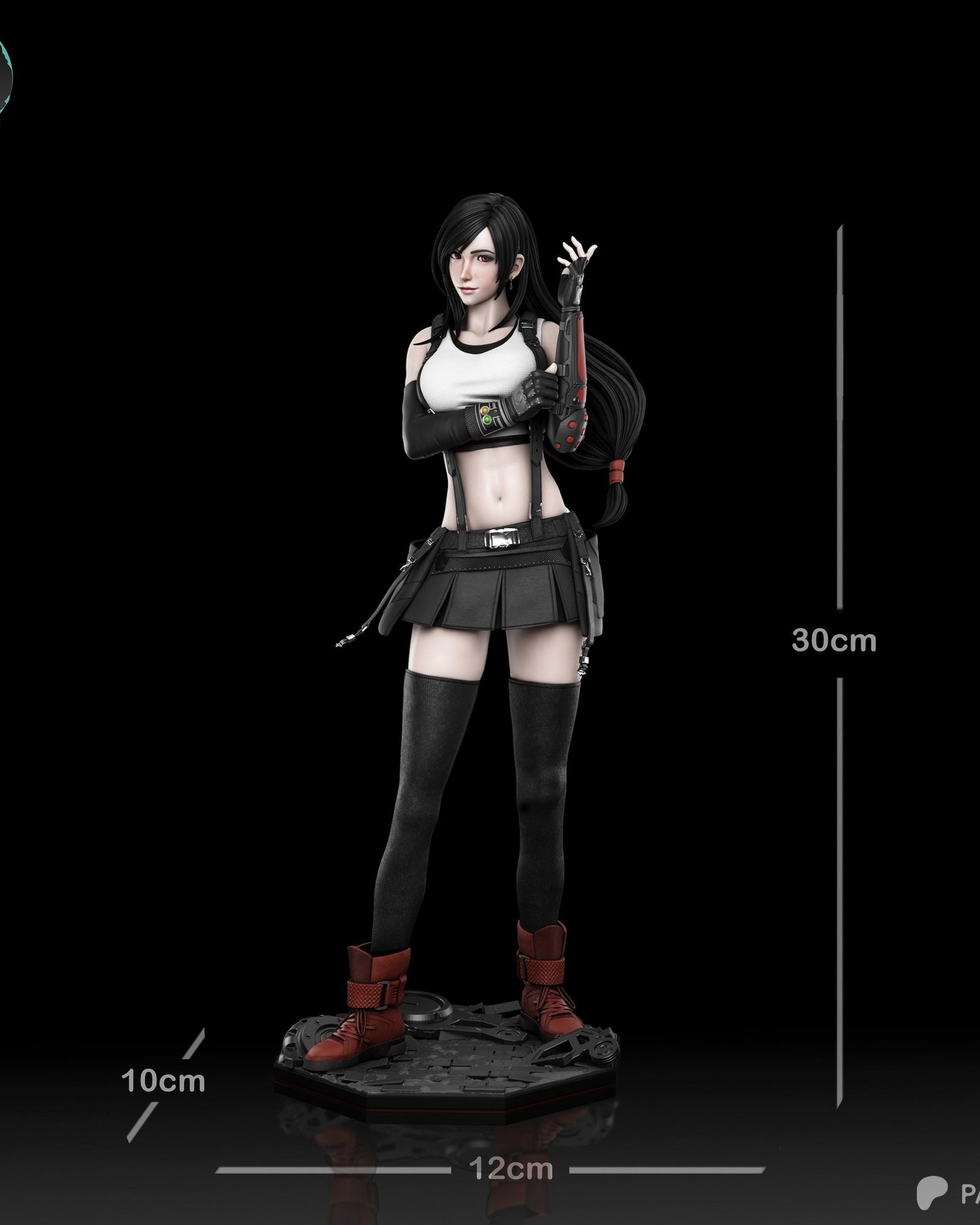 Tifa Lockhart (Final Fantasy) resin figure by Kaidan 3D — studio render 5