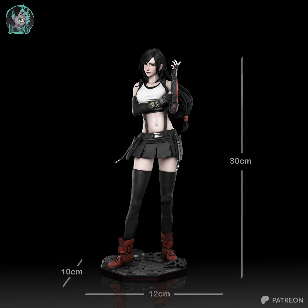 Tifa Lockhart (Final Fantasy) resin figure by Kaidan 3D — studio render 5